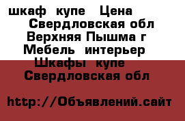 шкаф  купе › Цена ­ 10 000 - Свердловская обл., Верхняя Пышма г. Мебель, интерьер » Шкафы, купе   . Свердловская обл.